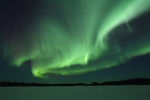 The Northern Lights in the Northwest Territories, Canada
